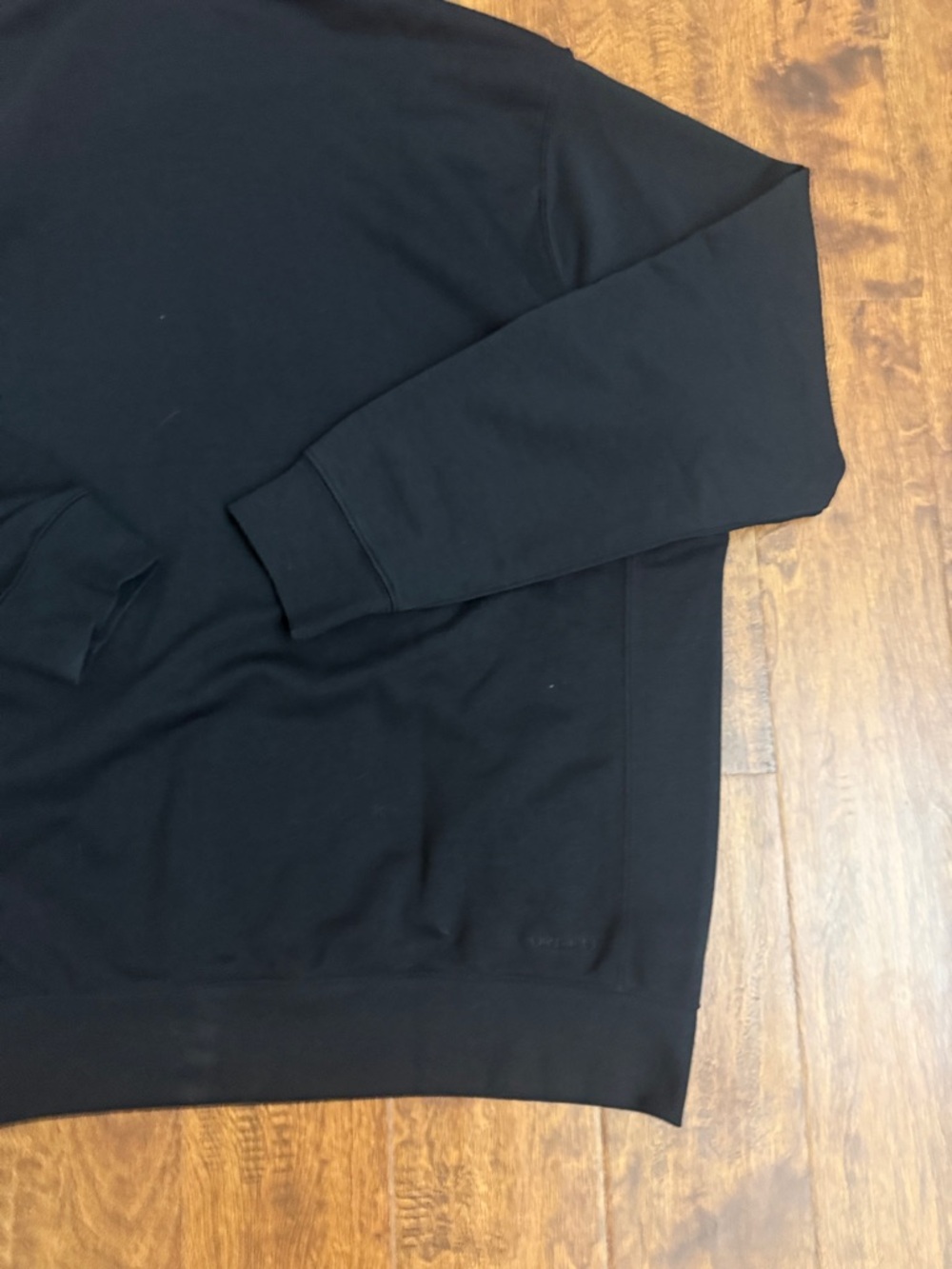 Nike Black Hoodie with White Distressed NIKE Logo Size XL - Picture 15 of 16